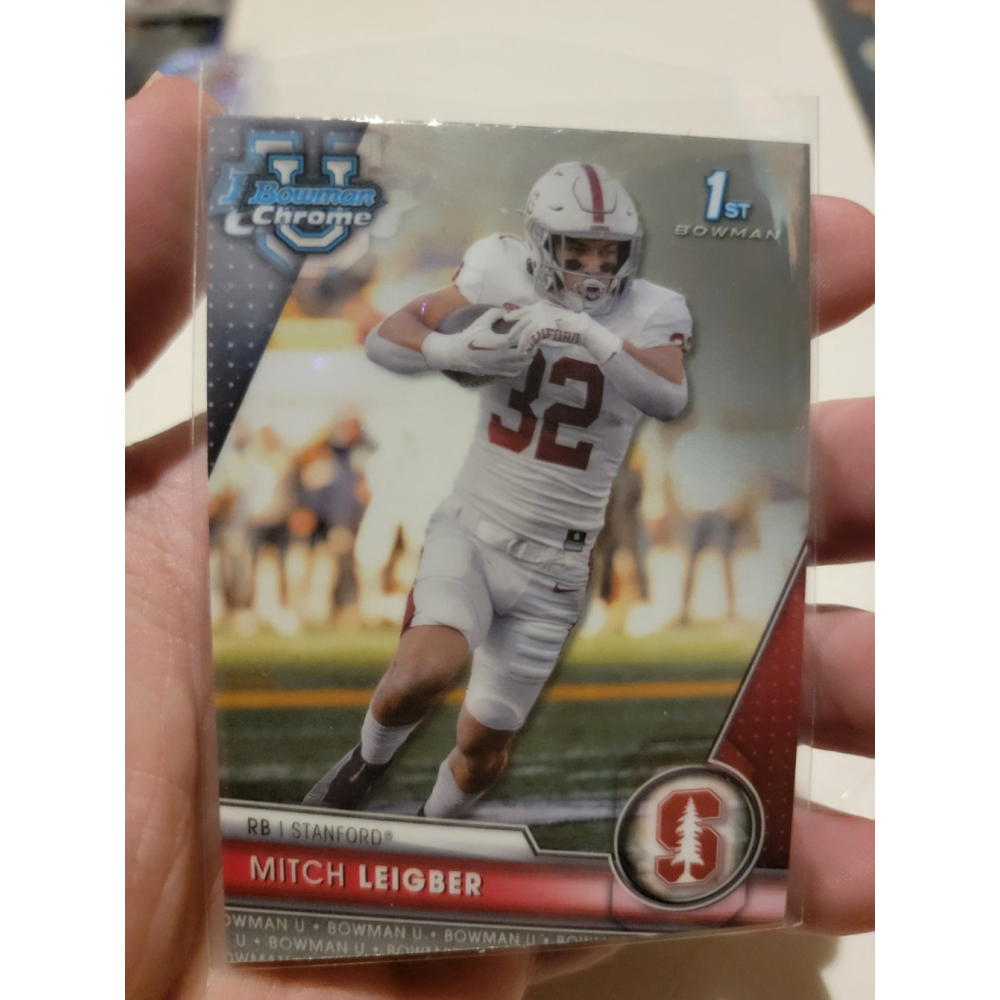 Bowman Chrome U Football Stanford Cardinal Mitch Leigber